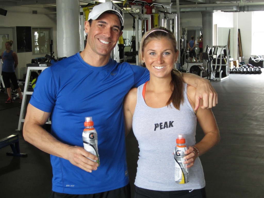 Sarah Dussault with Joe Dowdell