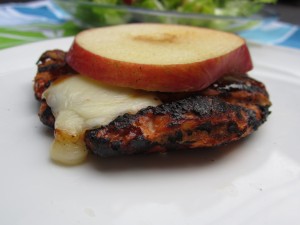 BBQ Apple Cheddar Burger