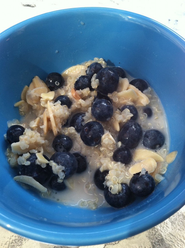 Quinoa with Blueberries and Almonds