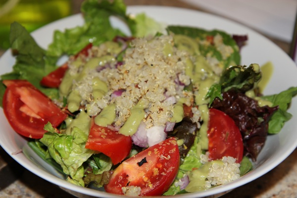 Avocado BLT Salad QUinoa.JPG Avocado BLT Salad Vegan