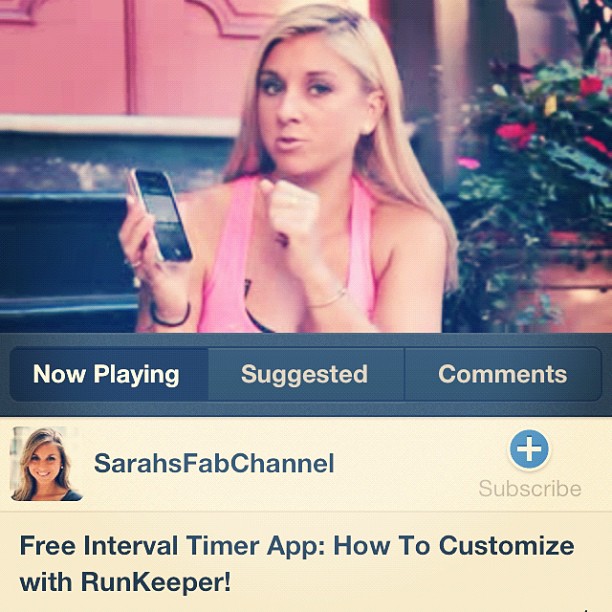 @SarahFit Instagram