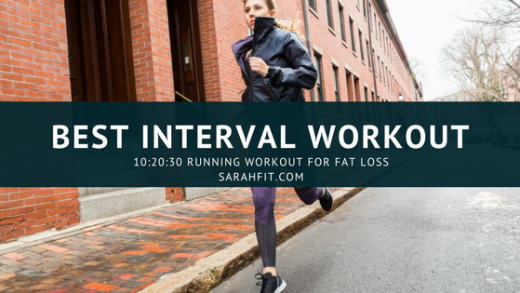 My Favorite Running Interval Workout | Cardio for Fat Loss – Sarah Fit